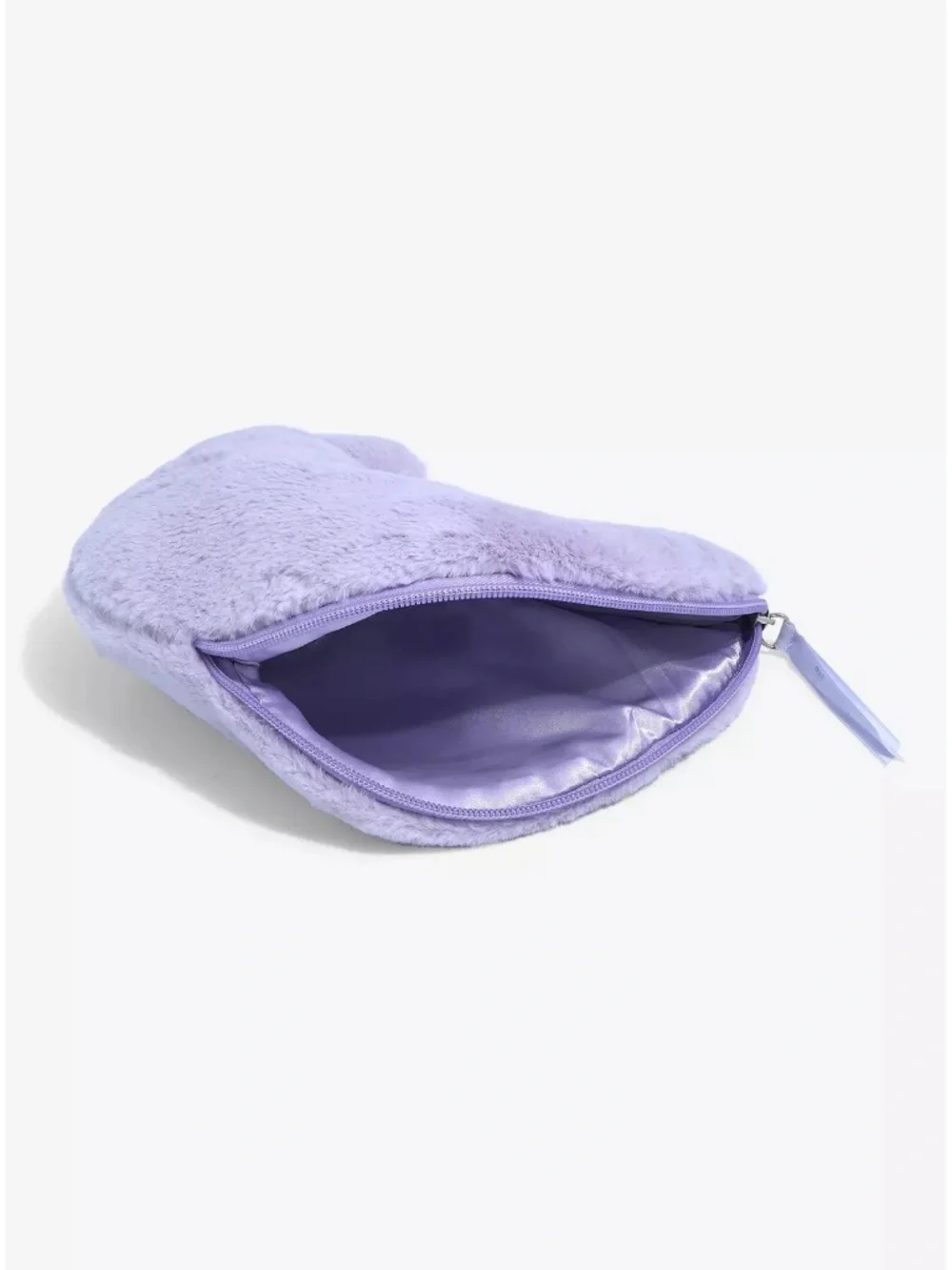 The Creme Shop Teddy Bag Moon Plush Makeup Pouch Cosmetic Lavender